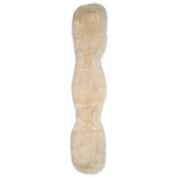 Sangle courte en cuir Waldhausen avec ECO Wool Marron