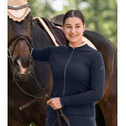 Veste technique ELT en tricot 3D Stockholm Bleu profond