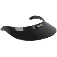 Visière Extra Large Naca Brillant Noir
