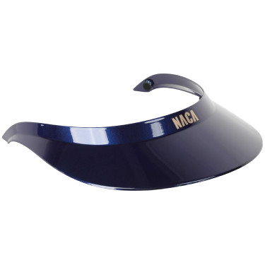 Visière Extra Large Naca Brillant Noir