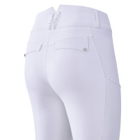Pantalon d'équitation Imperial Riding Bliss FullGrip femme Blanc