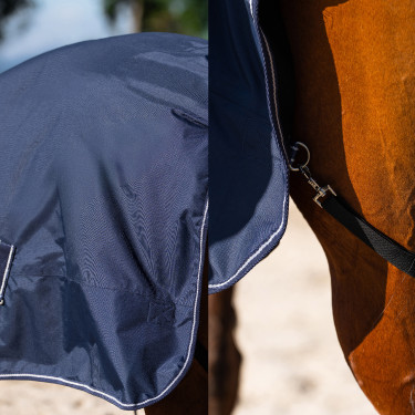 Couverture de paddock Imperial Riding Basic sans couvre-cou 200gr Marine Bleu marine