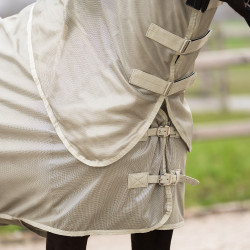 Couverture anti-mouches couvre-cou amovible Imperial Riding Reese Olive clair