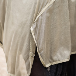 Couverture anti-mouches couvre-cou amovible Imperial Riding Reese Olive clair