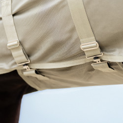 Couverture anti-mouches couvre-cou amovible Imperial Riding Reese Olive clair