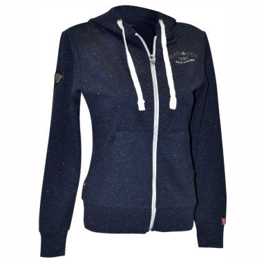 Sweat femme Ona Flags & Cup Bleu marine