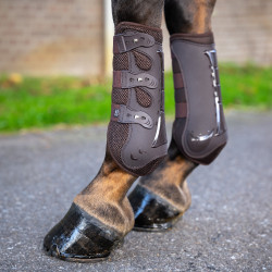Guêtres de dressage Pro mesh Impérial Riding Chocolat Marron