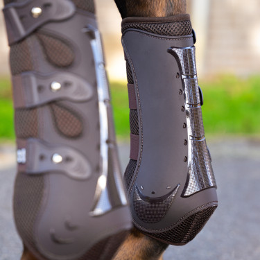 Guêtres de dressage Pro mesh Impérial Riding Chocolat Marron