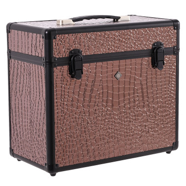 Box de pansage Imperial Riding Basic Slim line Marron / marron croco Box de pansage Imperial Riding Basic Slim line Marron / marron croco