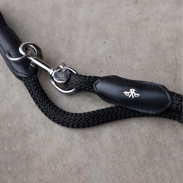 Laisse du chien HV Polo Franka Rope Noir