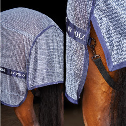 Couverture anti-mouches HV Polo Nena AOP Marine Bleu marine