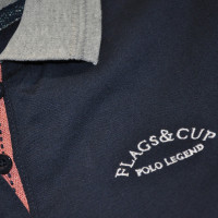Polo femme Santa Lucia Flags & Cup Bleu marine Polo femme Santa Lucia Flags & Cup Bleu marine