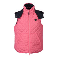 Veste sans manches HKM réversible Maui enfant Fuchsia / marine Rose