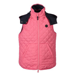 Veste sans manches HKM réversible Maui enfant Fuchsia / marine Rose