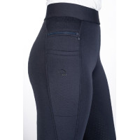Legging HKM Isabella fond intégral en silicone Bleu profond