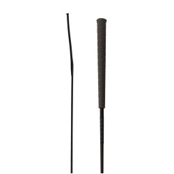 Cravache de dressage Velari Balance avec poignée en caoutchouc Noir Cravache de dressage Velari Balance avec poignée en caoutchouc Noir