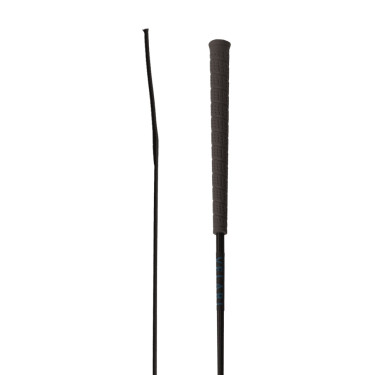 Cravache de dressage Velari Balance avec poignée en caoutchouc Noir Cravache de dressage Velari Balance avec poignée en caoutchouc Noir