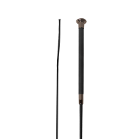 Cravache de dressage Velari Guidance avec poignée en cuir Noir