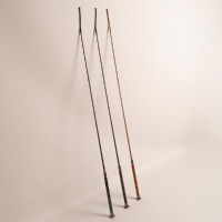 Cravache de dressage Velari Guidance avec poignée en cuir Noir