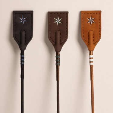 Cravache d’obstacle Velari Guidance avec poignée en cuir