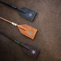 Cravache d’obstacle Velari Guidance avec poignée en cuir