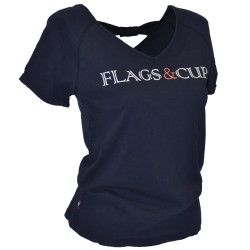 T-shirt femme Amaluza Flags & Cup