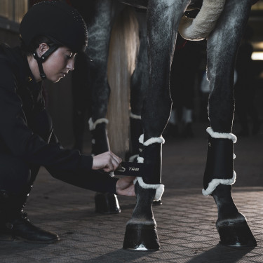 Guêtres mouton Veredus TRB antérieurs Noir