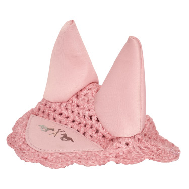Bonnet anti-mouches Hobby Horse HV Polo Ruby Jolie rose