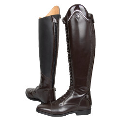 Bottes d'équitation Imperial Riding Olania Deluxe Dressage Courte/Large Marron foncé