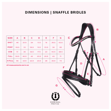 Bridon anglais Imperial Riding combinée Sleek