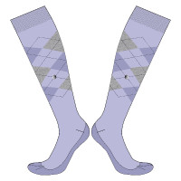 Chaussettes Imperial Riding Queen of Diamonds femme Glycine Violet
