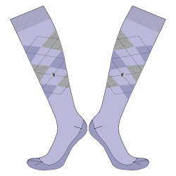 Chaussettes Imperial Riding Queen of Diamonds femme Glycine Violet