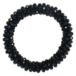 Élastique à cheveux avec strass Imperial Riding Noir