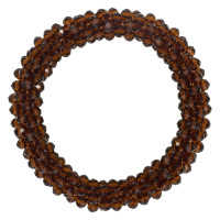 Élastique à cheveux avec strass Imperial Riding Marron foncé