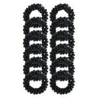 Élastique pour pions de crinière Imperial Riding par 12 Noir