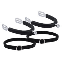 Éperons enfant Imperial Riding Basic 15 mm avec revêtement silicone