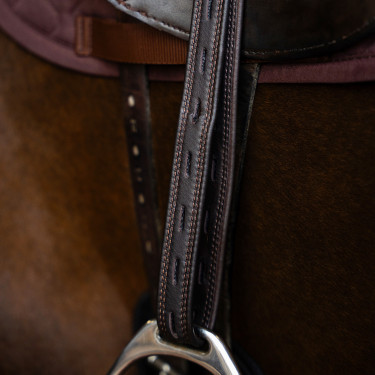 Étrivières Imperial Riding Monoleaf Marron foncé