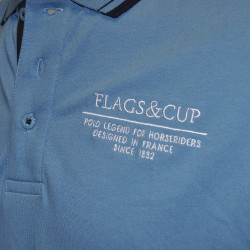 Polo homme Capto Flags & Cup Bleu orage