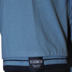 Polo homme Capto Flags & Cup Bleu orage