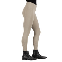 Legging d'équitation Euro-Star Empower grip genoux femme Beige