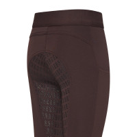 Legging d'équitation Imperial Riding Basic FullGrip Kids Chocolat Marron