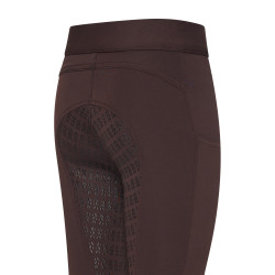 Legging d'équitation Imperial Riding Basic FullGrip Kids Chocolat Marron Legging d'équitation Imperial Riding Basic FullGrip Kids Chocolat Marron