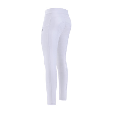 Legging d'équitation Imperial Riding Basic FullGrip Kids Blanc
