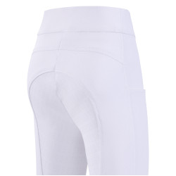 Legging d'équitation Imperial Riding Basic FullGrip Kids Blanc