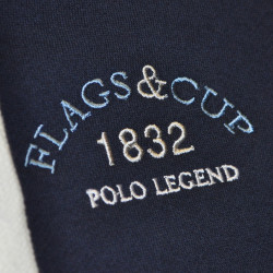 Sweat zippé enfant Chocos Flags & Cup Bleu marine Sweat zippé enfant Chocos Flags & Cup Bleu marine