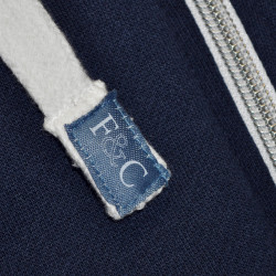 Sweat zippé enfant Chocos Flags & Cup Bleu marine Sweat zippé enfant Chocos Flags & Cup Bleu marine