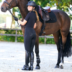 Legging d'équitation Imperial Riding Lisam FullGrip femme Noir