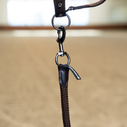 Longe d'attache Imperial Riding Laura Chocolat Marron