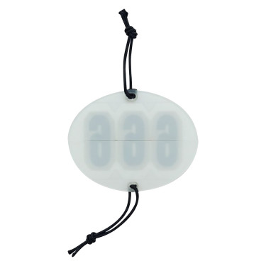 Numéro de tête Imperial Riding carré 3 chiffres Blanc
