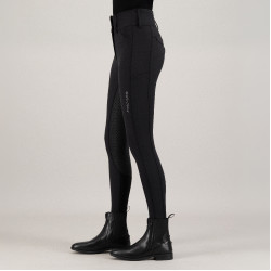 Pantalon d'équitation Euro-Star Aurelle diamond FullGrip femme Noir